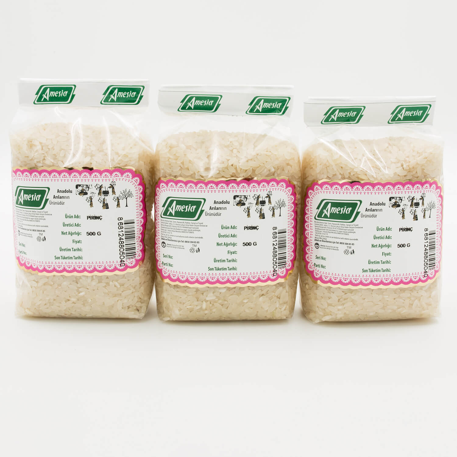 Pirinç 500 G. 3 Adet