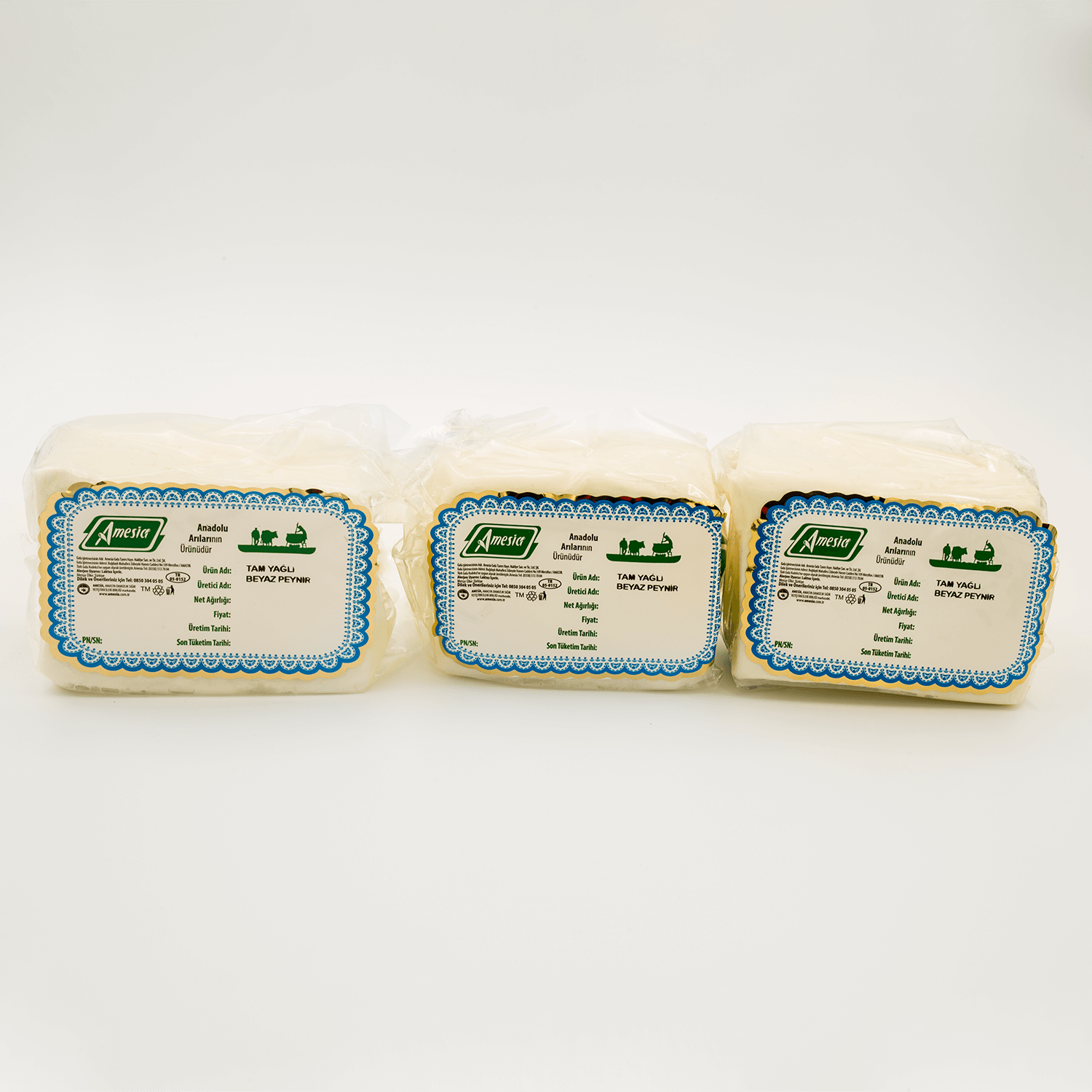 Tam Yağlı Beyaz Peynir 600 G. 3 Adet